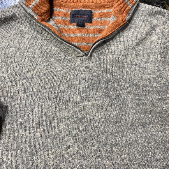 Beige melange colour Emanuel Ungaro sweater size  S men’s, wool - Picture 1 of 4